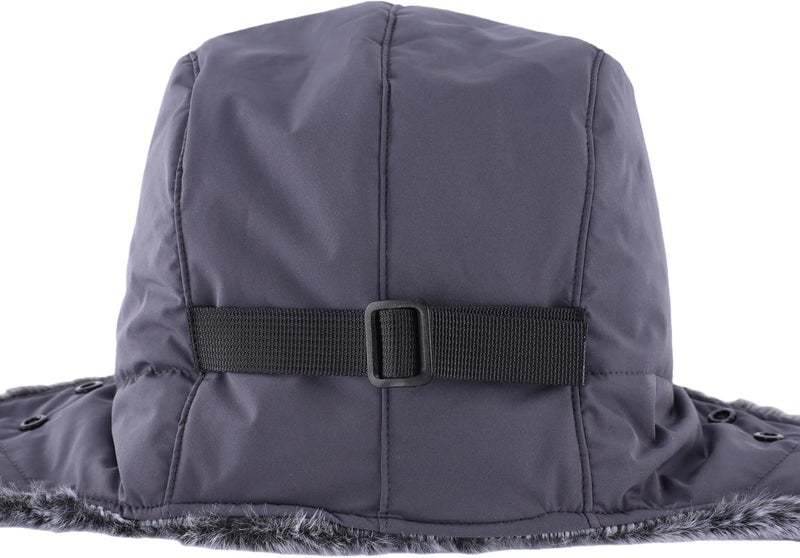 Connectyle Trapper Hat for Men Women Faux Fur Winter Hat with Ear Flaps Water-Resistant Hunting Hats Ushanka Skiing Cap - Image 5